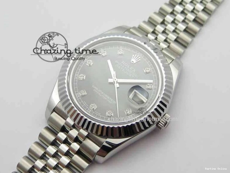 1229 Trendy DateJust II 41mm BP Maker Best Edition Black MOP Diamonds Dial On New Version Jubilee Bracelet A 3622